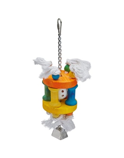 AE Cage Company Happy Beaks Ball in Solitude Assorted Bird Toy - 1 count