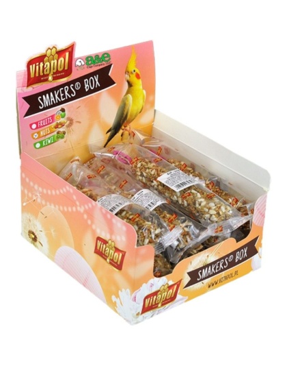 A&E Cage Company Smakers Cockatiel Nut Treat Sticks - 12 count