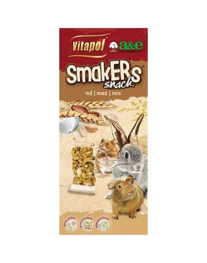 A&E Cage Company Smakers Nut Sticks for Small Animals - 2 count
