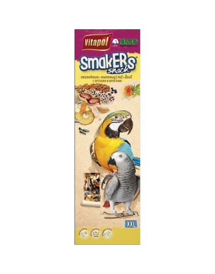 A&E Cage Company Smakers Parrot XXL Nut Treat Sticks - 2 count