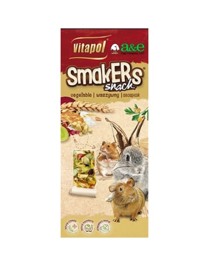 A&E Cage Company Smakers Vegetable Sticks for Small Animals - 2 count