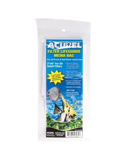 Acurel Filter Lifeguard Media Bag with Drawstring - 8" Long x 3" Wide