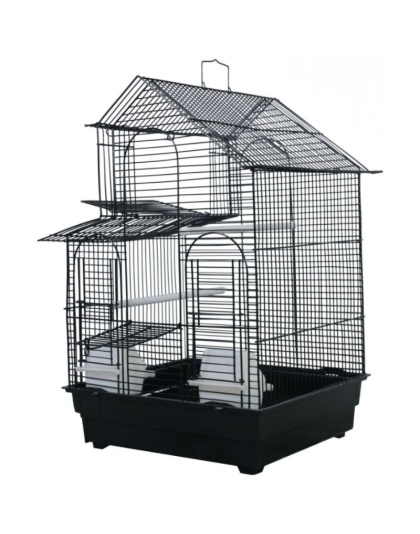 AE Cage Company House Top Bird Cage Assorted Colors 16in.x14in.x23in. - 1 count
