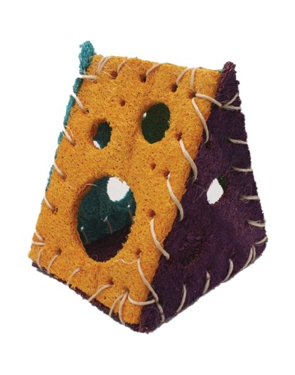 AE Cage Company Nibbles Loofah Cheese House - 1 count