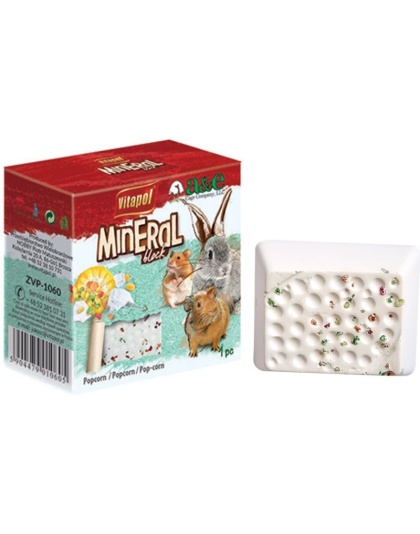 AE Cage Company Popcorn Flavored Mineral Block Small - 1 count