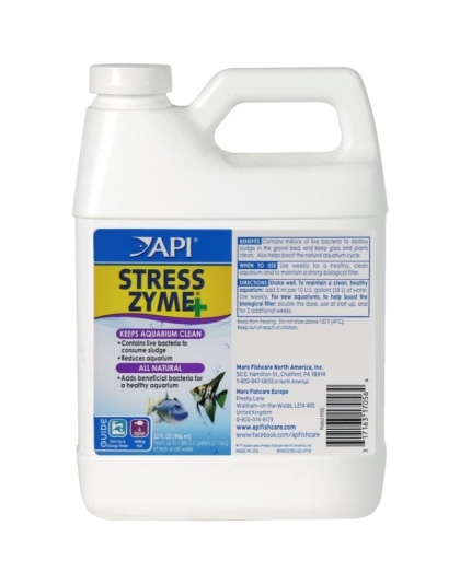 API Stress Zyme Plus - 32 oz (Treats 1,880 Gallons)