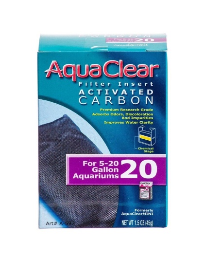 Aquaclear Activated Carbon Filter Inserts - For Aquaclear 20 Power Filter