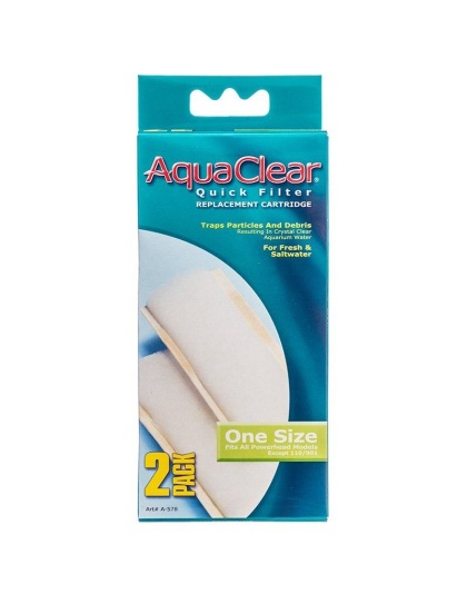 Aquaclear Quick Filter Replacement Cartridge - 2 Pack
