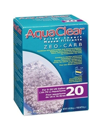 AquaClear Filter Insert - Zeo-Carb - 20 gallon - 1 count