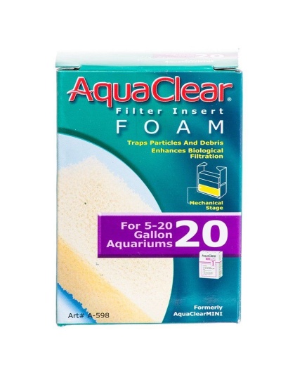 Aquaclear Filter Insert Foam - For Aquaclear 20 Power Filter