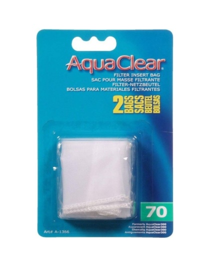 AquaClear Filter Insert Nylon Media Bag - 70 gallon - 2 count
