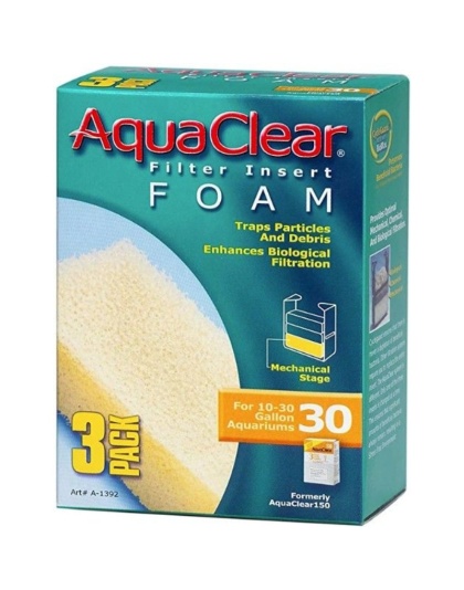 Aquaclear Filter Insert Foam - Size 30 - 3 count