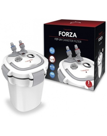 Aquatop FORZA UV Canister Filter with Sterilizer - FZ9 - 450 GPH (9 Watt Sterilizer)