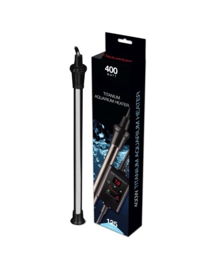 Aquatop Titanium Aquarium Heater with Controller - 400 watt (125 gal)