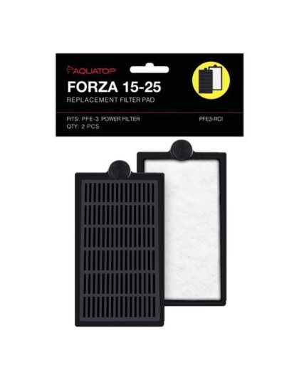 Aquatop Replacement Filter Pads with Activated Carbon - Pads for PFE-3 Power Filter - 2 Pack