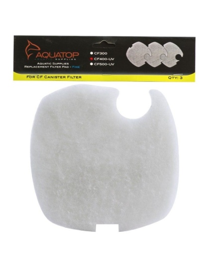 Aquatop Replacement Fine Filter Pads - For CF400-UV - Fine (3 Pack)