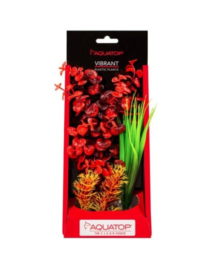 Aquatop Vibrant Wild Aquarium Plant Red - 10" tall