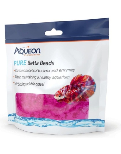 Aqueon Pure Betta Beads Pink - 1 count