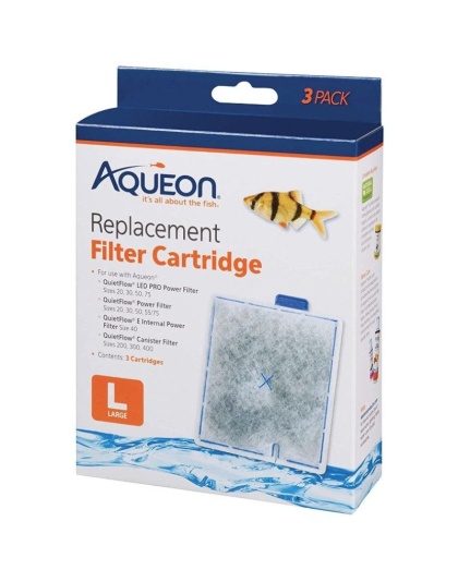 Aqueon QuietFlow Replacement Filter Cartridge - Large (3 Pack)