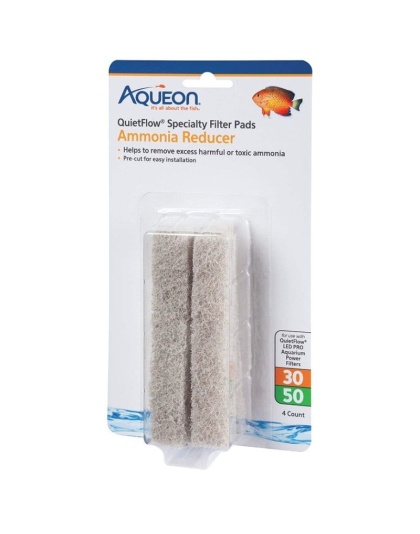 Aqueon Ammonia Reducer for QuietFlow LED Pro 30/50 - 4 count