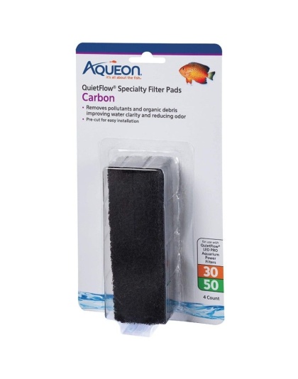 Aqueon Carbon for QuietFlow LED Pro 30/50 - 4 count