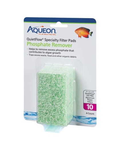Aqueon Phosphate Remover for QuietFlow LED Pro Power Filter 10 - 4 count