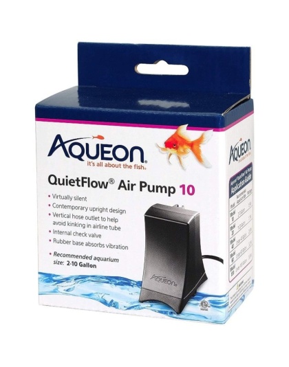 Aqueon QuietFlow Air Pump - Air Pump 10 - (2-10 Gallon Aquariums)