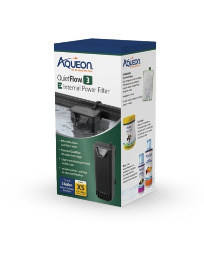 Aqueon Quietflow E Internal Power Filter - 3 Gallons