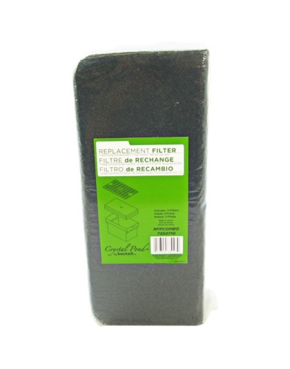 Beckett Bio Filter Replacement Pad - (2 Pads) 13" Long x 5.5" Wide