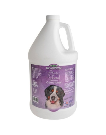 Bio Groom Anti-Shed Deshedding Creme Rinse Dog Conditioner - 1 gallon