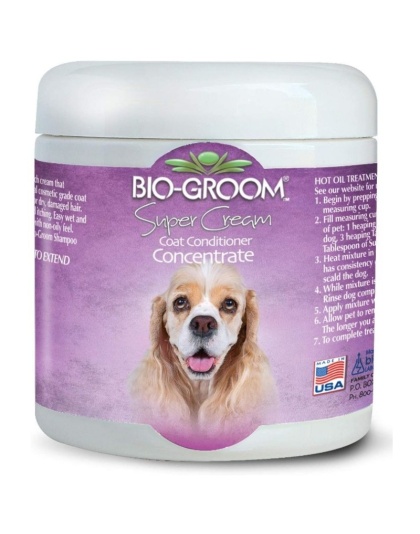 Bio Groom Super Cream Coat Conditioner Concentrate for Dogs - 8 oz