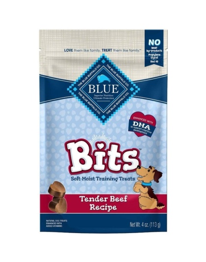 Blue Buffalo Blue Bits Soft-Moist Training Treats Tender Beef Recipe - 4 oz
