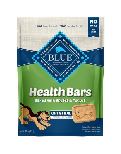 Blue Buffalo Health Bars Dog Biscuits - Baked with Apples & Yogurt - 16 oz