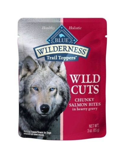 Blue Buffalo Wilderness Trail Toppers Wild Cuts Salmon in Gravy - 3 oz