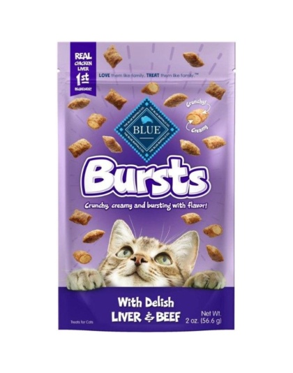 Blue Buffalo Bursts Cat Treats Delish Liver and Beef - 2 oz
