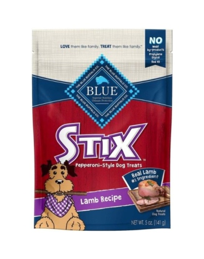 Blue Buffalo Pepperoni-Style Stix Lamb Recipie - 5 oz