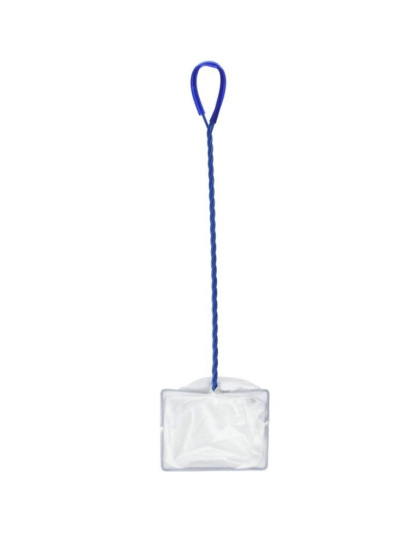 Blue Ribbon Pet Easy Catch Soft and Fine Mesh Aquarium Net with Extra Long Handle - 1 count (5"W Net)