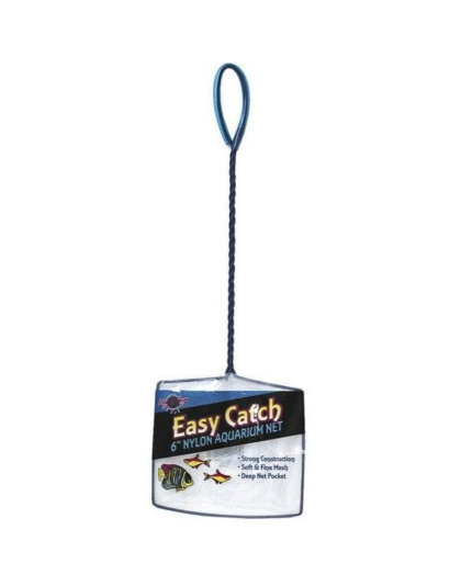 Blue Ribbon Pet Easy Catch Soft and Fine Nylon Aquarium Net - 1 count (6"W Net)