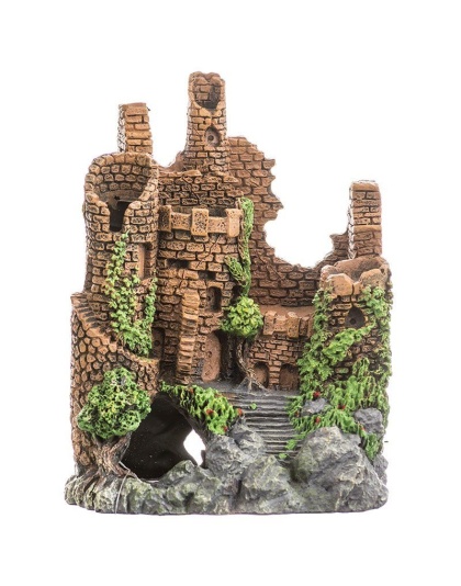 Blue Ribbon Exotic Environments Forgotten Ruins Aquarium Ornament - 7"L x 5"W x 10"H