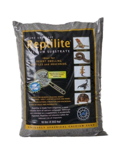 Blue Iguana Reptilite Calcium Substrate for Reptiles - Smokey Sands - 40 lbs - (4 x 10 lb Bags)