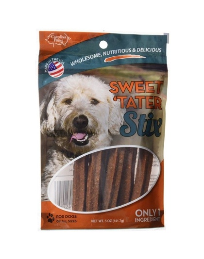 Carolina Prime Sweet Tater Stix Dog Treats - 5 oz