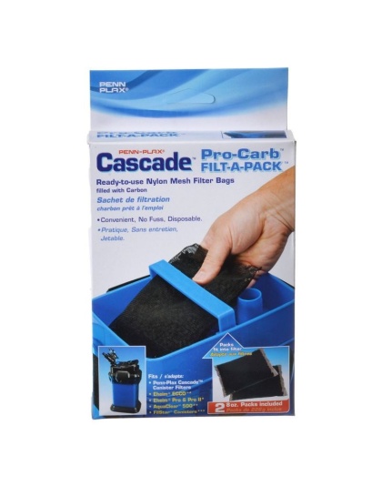 Cascade Canister Filter Pro-Carb Filt-A-Pack - 2 Pack