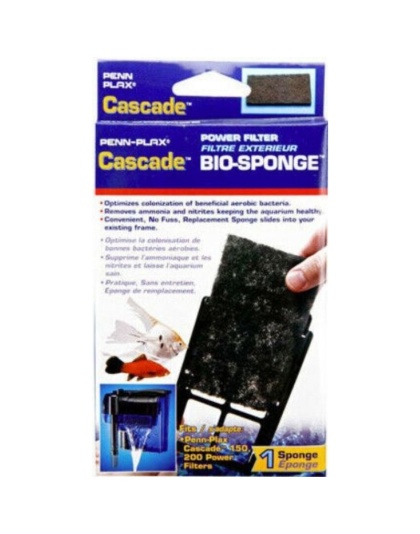 Cascade Power Filter Bio-Sponge Cartridge - Cascade 150 & 200 Sponge Cartridge (1 Pack)