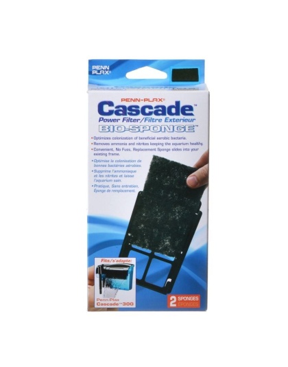 Cascade Power Filter Bio-Sponge Cartridge - Cascade 300 Sponge Cartridge (2 Pack)
