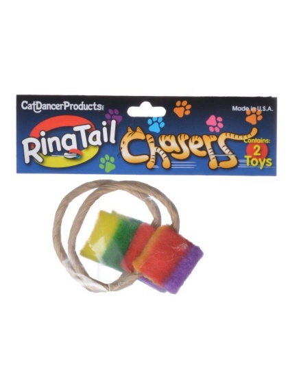 Cat Dancer Ringtail Chaser Cat Toy - 2 Count