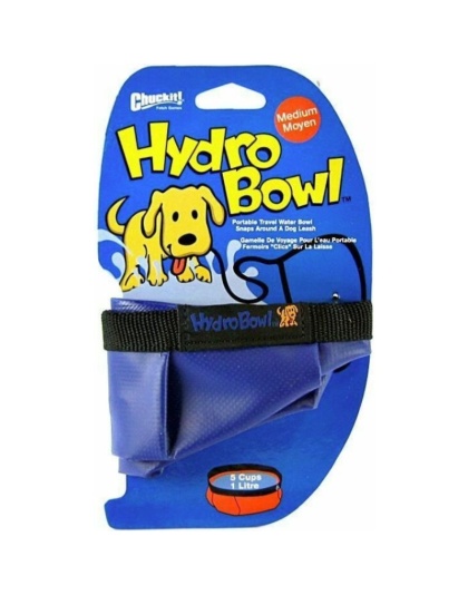 Chuckit Hydro-Bowl Travel Water Bowl - Medium - Holds 5 Cups