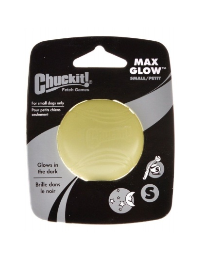 Chuckit Max Glow Ball - Small Ball - 2" Diameter (1 Pack)
