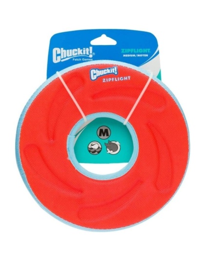Chuckit Zipflight Amphibious Flying Ring - Assorted - Medium - 1 count