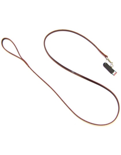Circle T Latigo Leather Lead - 6' Long x 3/8" Wide