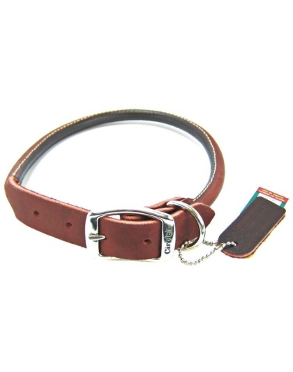 Circle T Latigo Leather Round Collar - 22" Long x 1" Wide